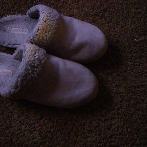 Plush house shoes
